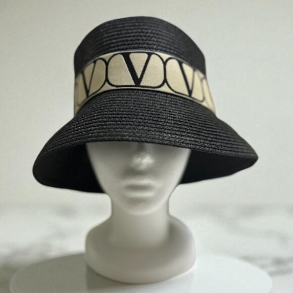 Accessories - Women's Black Summer Hat With Wide Ribbon